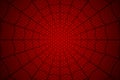 Spider web. Cobweb on Red background. Vector illustration