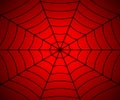 Spider web illustration Royalty Free Stock Photo