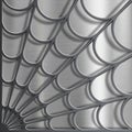 Spider Web Pattern On A Textured Metallic Background