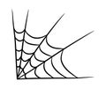 Spider web vector symbol icon design. Beautiful illustration iso Royalty Free Stock Photo