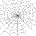 Spider web vector symbol icon design. Beautiful illustration iso Royalty Free Stock Photo