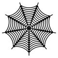 Spider web vector symbol icon design. Beautiful illustration iso Royalty Free Stock Photo