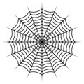 Spider web vector symbol icon design. Beautiful illustration iso Royalty Free Stock Photo