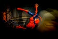 Spiderman wax figure at madame tussauds hong kong