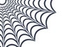 Spiderweb Corner Element, Delicate Nature Decor, vector design Generative AI Royalty Free Stock Photo