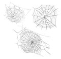 Spiderweb sketch vector illustration.