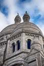 Spiers of the church Sacre Coeur Paris Royalty Free Stock Photo