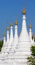 Spiers of pagodas of Sanda Muni Temple Royalty Free Stock Photo