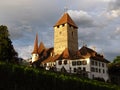 Spiez Castle 04, Switzerland Royalty Free Stock Photo