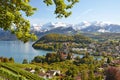 Spiez Castle, Switzerland Royalty Free Stock Photo