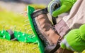 Spiked Aerator Shoes Royalty Free Stock Photo