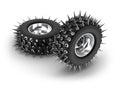 Spiked tires