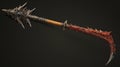 Spiked Weapon With Finely Rendered Textures In Dungeon Fantasy