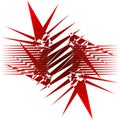 Spiky abstract