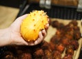 Spiky African Kiwano fruit