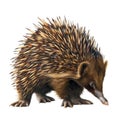 A Spiky Echidna With a Long Snout Royalty Free Stock Photo
