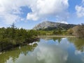 Spil mountain pond - lake. Manisa - Turkey Royalty Free Stock Photo