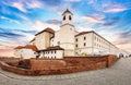 The Spilberk castle in Brno at sunset, Czech republic Royalty Free Stock Photo