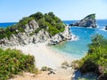 Spilia beach on Skopelos island Royalty Free Stock Photo