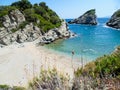 Spilia beach on Skopelos island Royalty Free Stock Photo