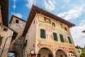 Ancient Frescoed House in Spilimbergo - Friuli Venezia Giulia Italy Royalty Free Stock Photo