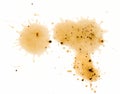 Spilled coffee Royalty Free Stock Photo