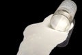 Spilled Milk Royalty Free Stock Photo
