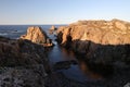Spiller's Cove Coastline, Twillingate, Newfoundland Royalty Free Stock Photo