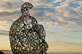 Jaume Plensa Spillover II Sculpture Overlooking Lake Michigan in Shorewood Wisconsin