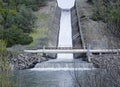 Spillway at Conn Dam in Napa County, CA