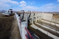 Spillway and sluice