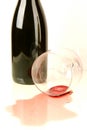 Spilt Red Wine Royalty Free Stock Photo