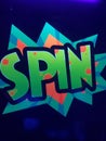 Spin blacklight neon fun glow-in-the-dark