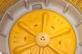 Spin washer inside washing machine Royalty Free Stock Photo