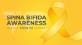 Spina Bifida Awareness Month Background Illustration