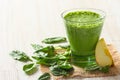 Spinach and apple smoothie