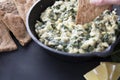 Spinach Artichoke Dip Royalty Free Stock Photo