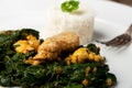 Spinach chicken dish