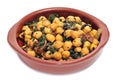 Spinach with chickpeas Royalty Free Stock Photo