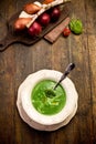 Spinach Cream Soup Royalty Free Stock Photo