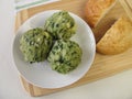 Spinach dumplings