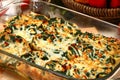 Spinach Feta Strata Royalty Free Stock Photo