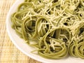 Spinach Fettuccine With Grated Parmesan 3