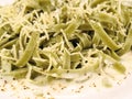 Spinach Fettuccine w/ Alfredo