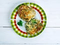 Spinach fritters