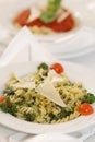 Spinach fussili