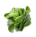 Spinach leaves and spinach powder