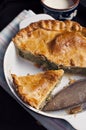 Spinach mushroom pie