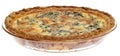 Spinach, Mushroom and Shallot Quiche