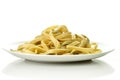 Spinach pasta Royalty Free Stock Photo